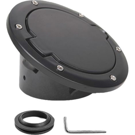 Accessoires pour bouchon de réservoir d'essence : cache-trappe à carburant pour Jeep Wrangler (1/5)