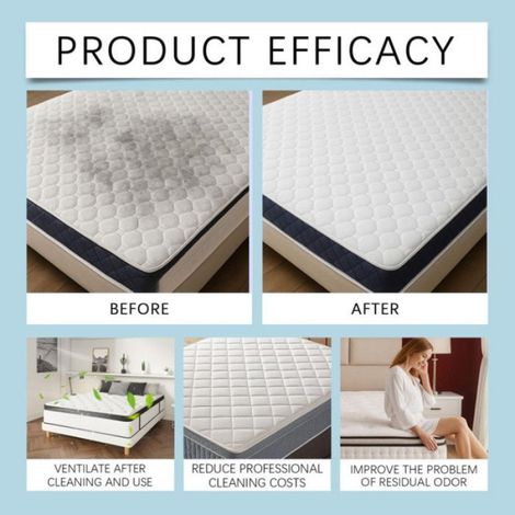 Nettoyant Matelas - Nettoyant À Sec Pour Taches De Sang Urine Sécrétions - Pour Matelas Canapés Tapis - 500 Ml (1/5)