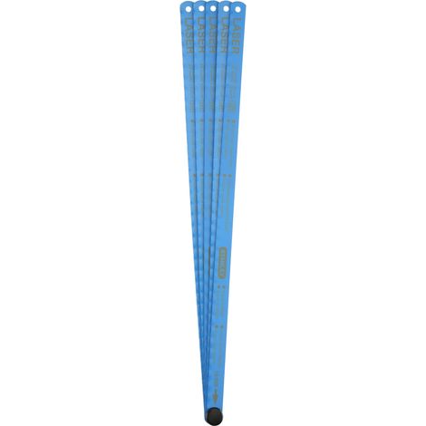 Stanley, 2-15-558, pack 5 hojas de sierra bimaterial 300 mm 24T, repuesto para corte fino en metal, alta durabilidad y flexibilidad, compatible con sierras manuales, azul (1/2)