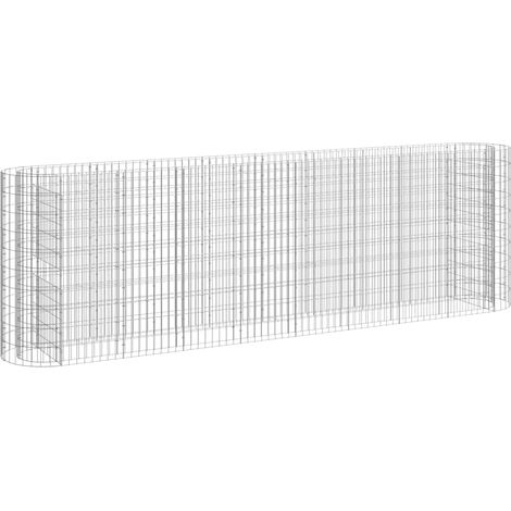 Maison Exclusive - Arriate de gaviones de hierro galvanizado 330x (1/5)