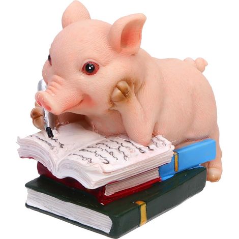 Lustige Schweinchen Dekofigur aus Resin Kreative kleine