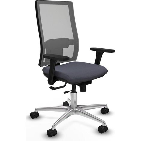 Piqueras y Crespo 3D086N0 chaise bureau gris foncé