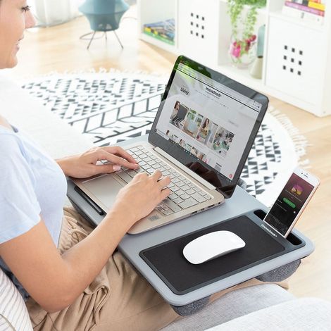 Escritorio portatil para portatil con cojin xl deskion innovagoods
