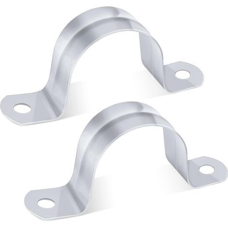 40MM U-Collier de Serrage 20 Pièces Tuyau Pour Fixation Ø 40mm Collier de Fixation Inox U Tube Inox fixation Tuyau 304 Acier Inoxydable U Fixation pour Tube Metallique Inox (1/5)