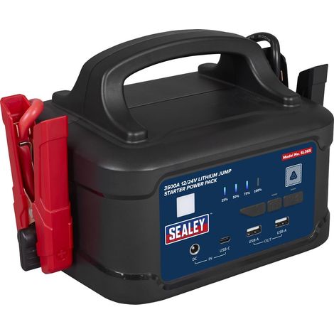 Sealey SL36S 3500A 12/24V Lithium Jump Starter Power Pack