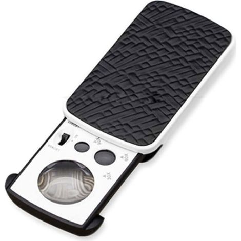 Loupe pour bijoux - 30 x 60 x 90 x 90 x LED - Lampe UV - Pour bijoux, diamants, pierres précieuses, pièces de monnaie, timbres (1/5)