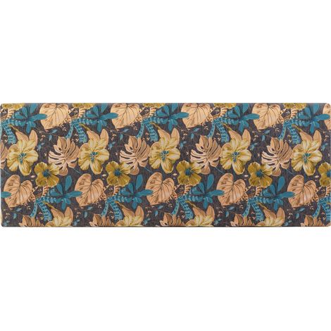 Polyester Holz Kopfteil 160x10x60 Polyester Holzblätter MDF Multicolor MDF -Familienfarben an Nachttischen, Bettköpfe und Nockendetails (1/4)