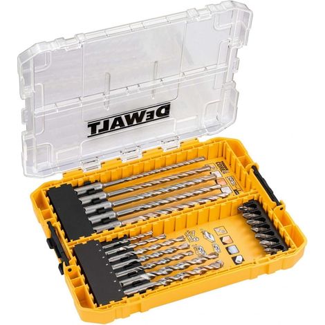 Coffret 19 Pièces - Forets SDS Plus - Pour Perceuse-Visseuse et Perforateur SDS-Plus