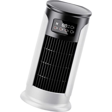 Ventilateur de bureau compact avec circulation d'air intérieure, idéal pour le bureau de chambre, la table de travail et pour un confort optimal en été (multicolore) (1/5)