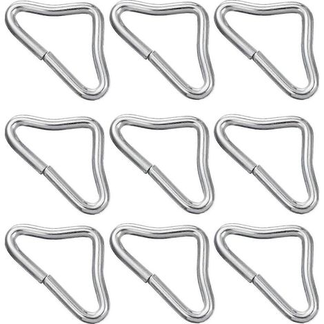 20-teiliges Trampolin-Set inklusive Gummibändern, Netz, Schnalle und Dreieckring (1/5)