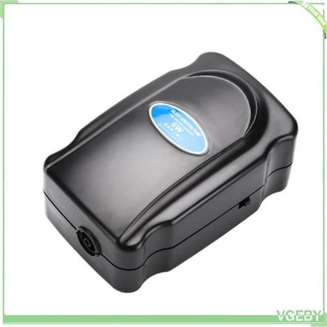 Pompe à oxygène d'aquarium - FAFEICY - DB-702 - Silencieuse - Débit 3L/min - Noir (1/5)