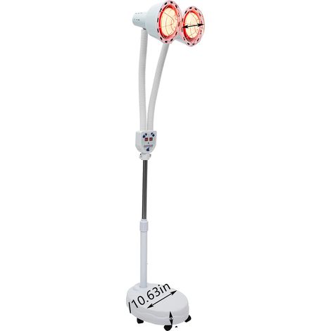 Lampe de thérapie infrarouge, puissance de 275W, design réglable à 360° (1/2)