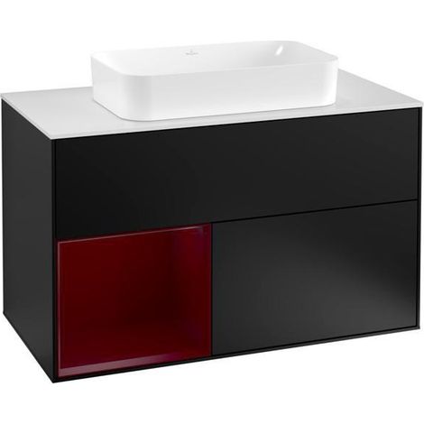 VB Waschbeckenunterschrank Finion F24 1000x603x501mm m Bel FK/RE/AP: PD/HB/1