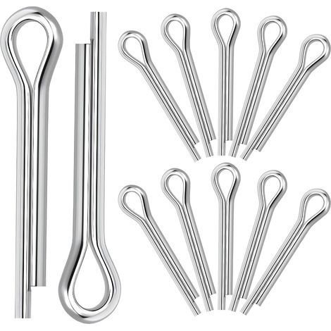 20 Pièces Goupille Fendue, M3 x 16mm Attaches de Goupilles de Sécurité, Goupilles Fendues Acier Inoxydable pour L'automobile, la Mécanique (1/5)