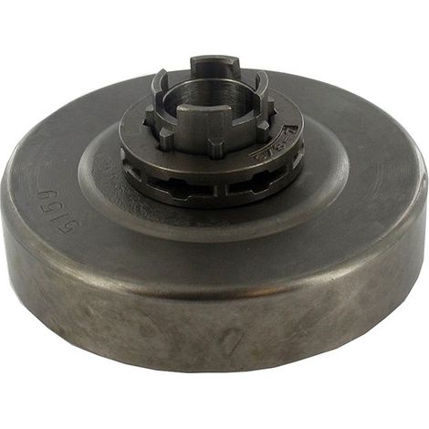 Pignon à bague 3/8 - 7 dents pour tronçonneuse HUSQVARNA 181 - 185 - 281 - 285 - 288 - 298 - 1100 - 2100 - 2101 - 394 - 395