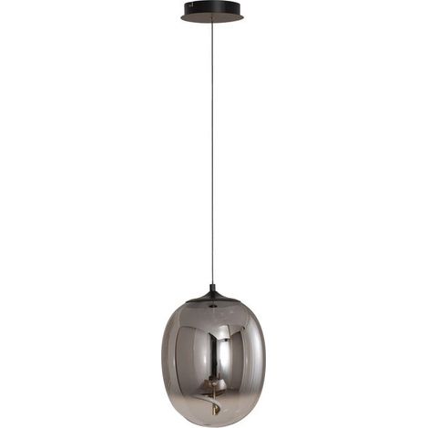 [GEBRAUCHT] B-Ware ONLI Pendelleuchte Hängeleuchte LED Glas rauchgrau Lilly Wohnzimmer 4000 K 28 cm (1/2)