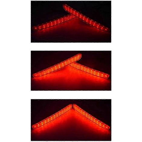 Für Honda NBOX 23-24 LED-Rücklichtreflektoren, rot, SZRH