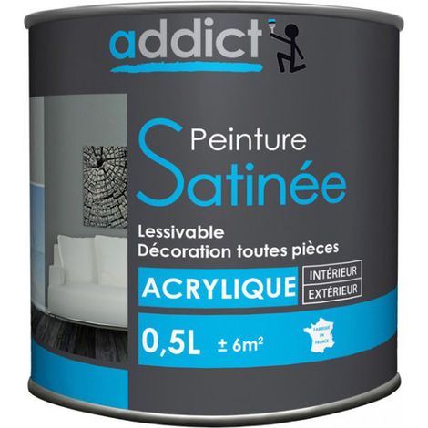 Colori acrilici satinati 0,5 litri Pioggia d'estate - Addict