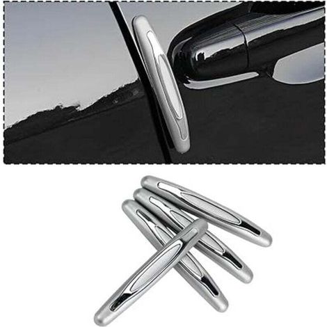 Paquet de 4 bandes de pare-chocs de voiture, protection des bords de rétroviseur de voiture anti-rayures, protections de porte latérales de voiture anti-rayures pour tous les véhicules (g (1/4)