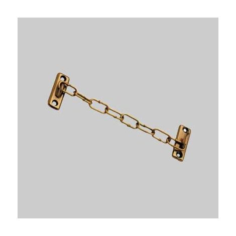 CATENA DI SICUREZZA IN OTTONE PER PORTE 150 mm - Cromo satinato - 25 pezzi