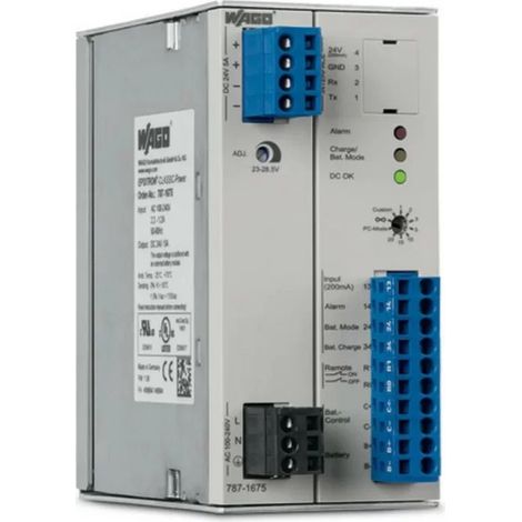 Wago 787-1675 24VDC 5A fuente de alimentación conmutada