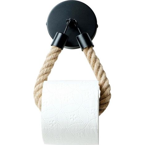 Porte-rouleau Sans perçage Porte-rouleau industriel Porte-serviette Anneau Porte-serviette de salle de bain vintage Porte-papier hygiénique Porte-rouleau One Piece (1/2)