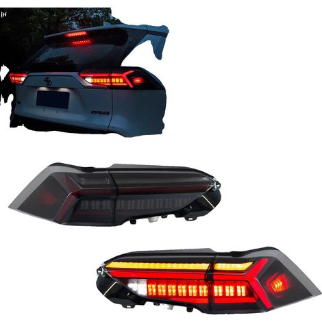 Luci posteriori a LED, indicatori di direzione sequenziali, design impermeabile (1/5)