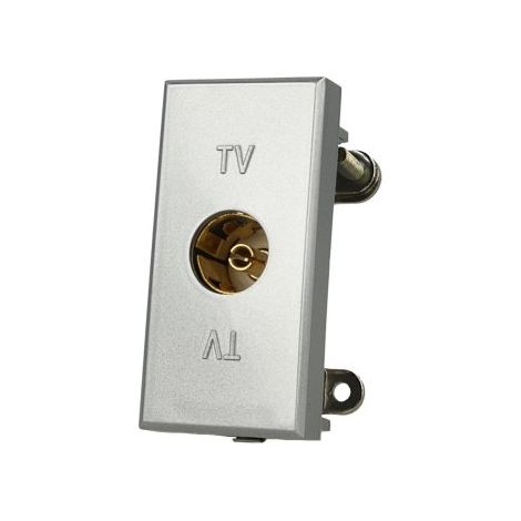 Presa TV Femmina Silver Compatibile Bticino Axolute (1/2)