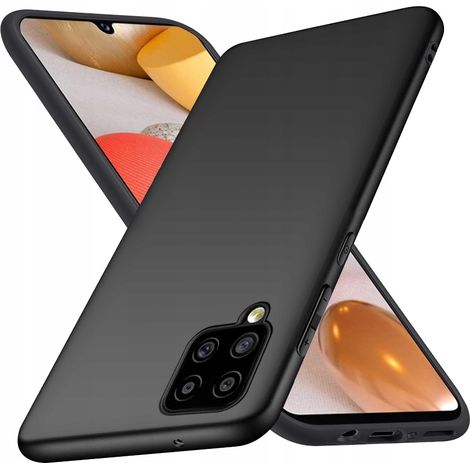 Coque pour Samsung Galaxy A42 5G, coque arrière mate en silicone + verre trempé (1/3)