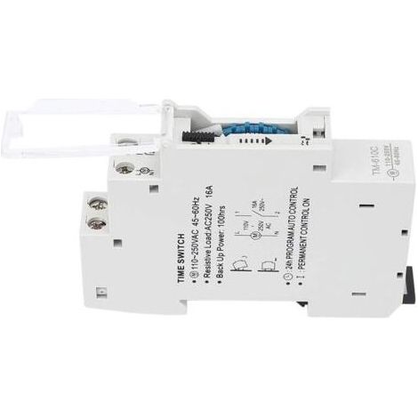 Schienen-Zeitschalter, intelligenter DIN-Schienen-Zeitsteuerungsschalter TM610C Zeitrelais 220 V für Straßenlaterne (1/4)