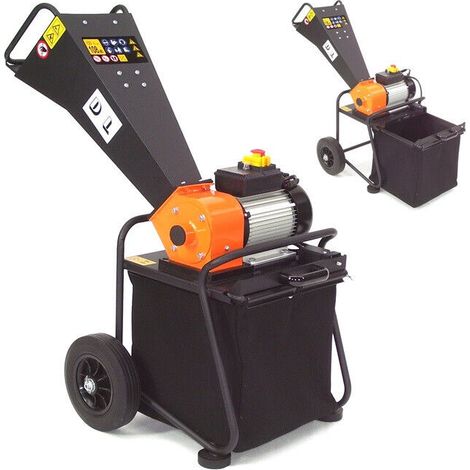 Elektro Gartenhäcksler 3500 Watt Häcksler Gartenschredder Holzhäcksler 55832
