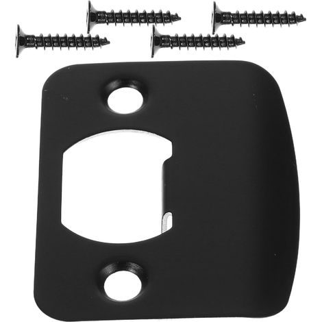 de protection de serrure de porte en bois noir de type D