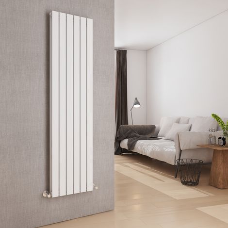 EMKE Designer Double Square Radiator Transform Your Space with Eco-Friendly White Flat Panel Heating, 180x45cm (1/5)