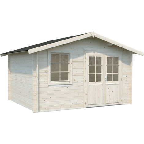 Casetta in legno non trattato Klara 380X320