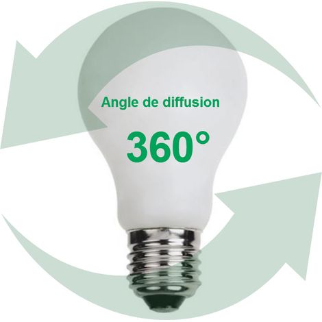 Ampoule LED standard 360° 8W (Eq. 65W) E27 3000K (1/2)