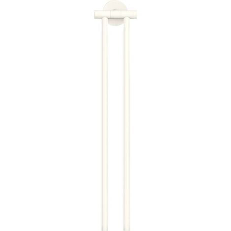 [GEBRAUCHT] B-Ware Tesa Handtuchhalter Klebstoff Metall 2 Handtuchstangen weiß matt 50x84cm (1/2)