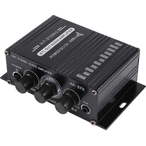 Amplificateur de puissance 2 canaux Classe D Entrée USB/SD AUX-- (1/5)