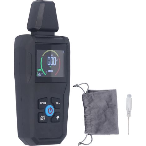 Détecteur de champ électromagnétique EMF, haute précision, alarme sonore et lumineuse, écran LCD rétroéclairé, mesureur de radiation. (1/5)