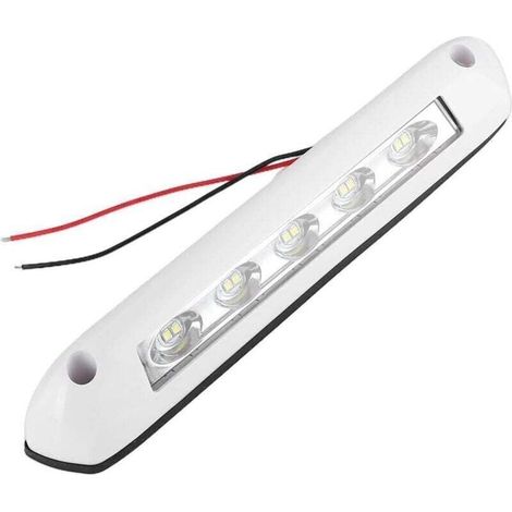LED RV porche lumière extérieure utilitaire lumière 12 V / 24 V luminaire 8 W étanche auvent lumières pour camions, camping-car, remorque et bateau+eclairage exterieur camping car eclairage exterieur (1/4)