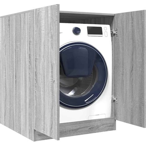 Waschmaschinenschrank Grau Sonoma 71x71,5x91,5 cm (1/5)
