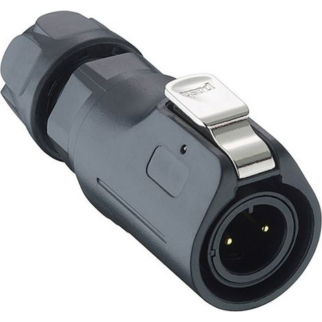 Lutronic 0250 06 Rundsteckverbinder Stecker, gerade Gesamtpolzahl: 6   1 St.