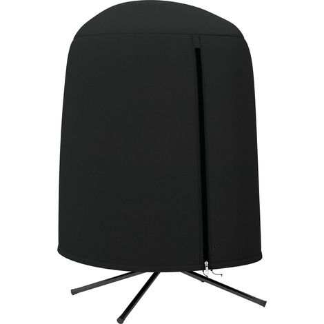 Housse imperméable pour fauteuil suspendu avec protection UV et fermeture éclair, en tissu Oxford, Ø 128 x 190 cm, pour mobilier de jardin