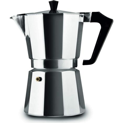 Caffettiera italiana - PEZZETTI - ITALEXPRESS - Alluminio - 6 tazze - Inox