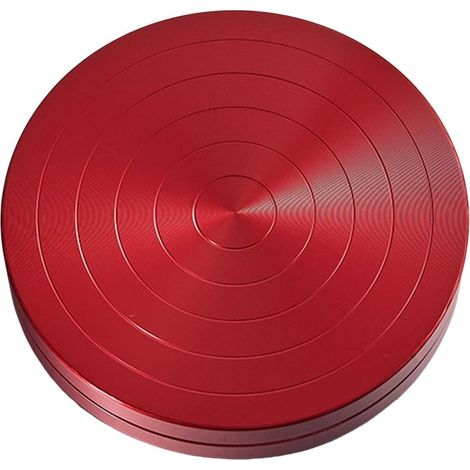 Disque D'Entraînement Antidérapant pour Patineurs Artistiques, Gymnastes, Danseurs Professionnels et Patineurs sur Glace, Gymnastes et Pom-Pom Rouge (1/5)