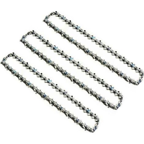 Paquet De 3 Chaînes De Tronçonneuse 20 Pouces Angle Droit 325 063 38 Lames 76 Maillons Pour Scies À Huile (1/4)
