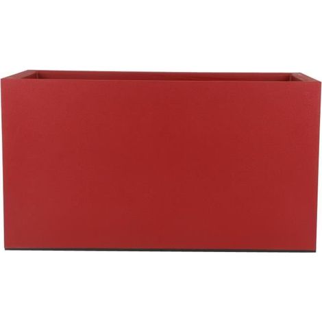 Blumenkasten - RIVIERA - Granit - 79x39,5x44,5 cm - Rot