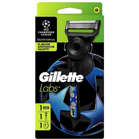 Gillette Labs Rasoir Exfoliant + 1 Recharge Rasage Exfoliant Intégré - Gillette