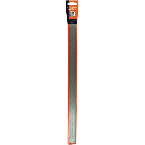 Edelstahlmaßstab 500mm - Fischer Darex