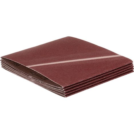 5 Pcs Bandes De Ponçage 203mm x 483mm Papier Abrasif En Oxyde (1/5)