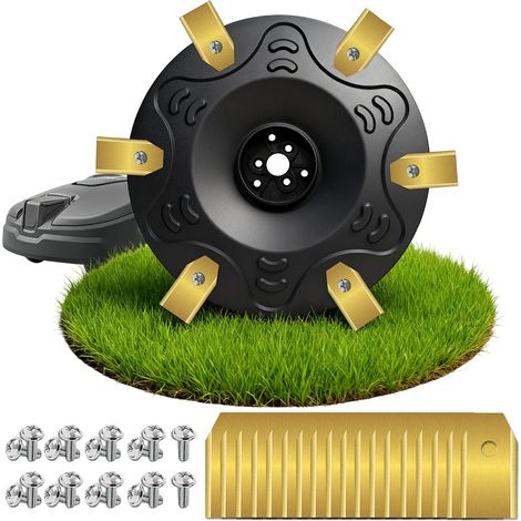 Réglage haut de gamme pour tondeuse robotisée - plateau tournant compatible avec Husqvarna Automower 305 310 315x 405 410 415x 435x 535 AWD - disque de lames pour lames 7X - disque de lames ren (1/5)